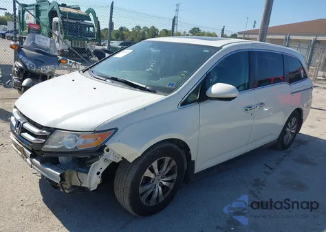 2017 Honda Odyssey Ex-L z USA, uszkodzony, nr VIN 5FNRL5H63HB015433